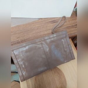 Vintage* Taupe 70s Wristlet Handbag